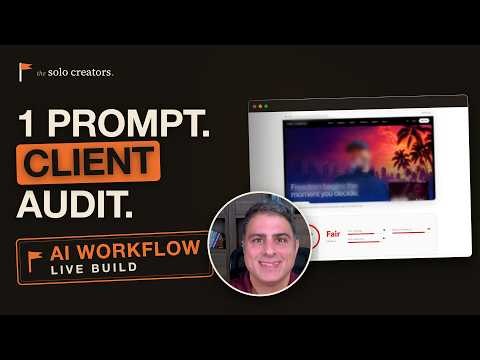 Audit Any Website in Minutes using AI and Hand a Client 3 Reports (Claude Live Build)