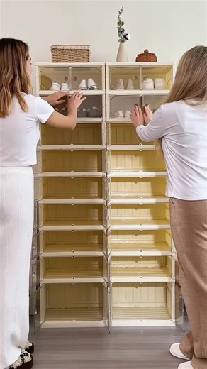 Transparent, foldable, and dustproof — keeps all your shoes visible, clean, and organized. 🧼✨ 🔍 Find it at https://temu.to/m/gv0ze944bd7 or with this code fel8848. #Temu #StorageEssentials | Temu