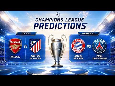 Champions League Semi-Final Second Leg Predictions 🎯 Arsenal vs Atl. Madrid | Bayern M. vs PSG