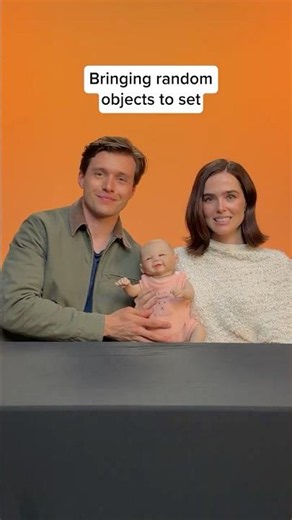 we asked Zoey Deutch and Nick Robinson to bring random objects to set