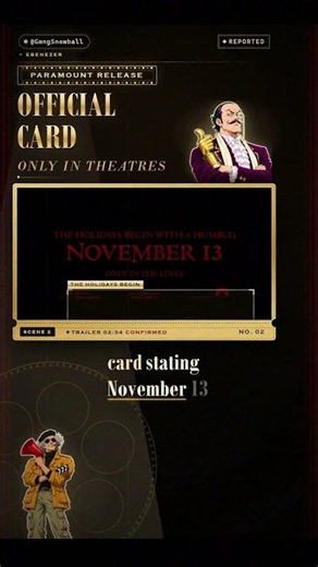 Ebenezer trailer: November 13 2026 theatrical date #shorts