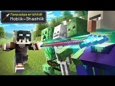 Minecraftdagi barcha TOPSHIRIQQLARNI bajardim! #1