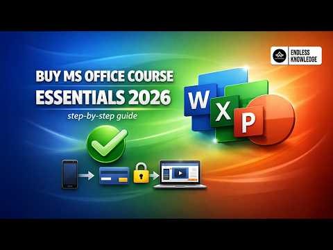 How to purchase ms office course step-by-step (full guide)