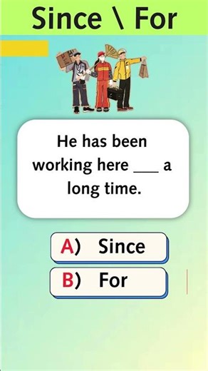 Since vs For Trick You Must Know #englishtricks #grammar #learnenglish