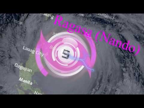 Track of Super Typhoon Ragasa (Nando)