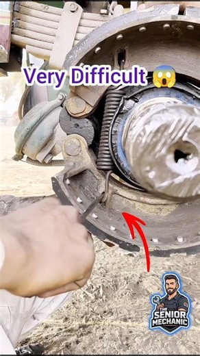 Brake Pads Spring Lock Installation Easy Method You Must See! #brakepads #shorts #fyp #mechanic #yt