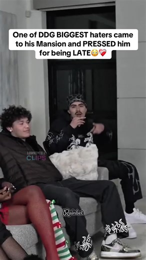 One of DDG BIGGEST haters came to his Mansion and PRESSED him for being LATE😳❤️‍🩹 #ddg #viral #fyp