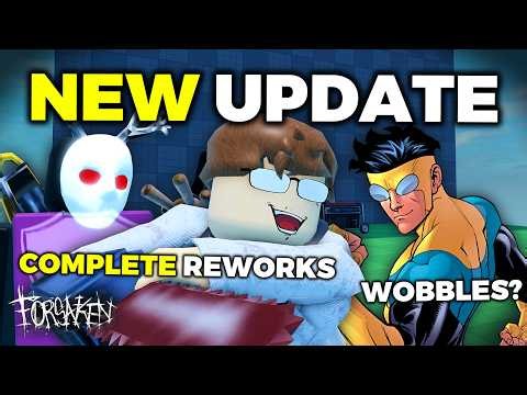 EVERYTHING NEW In The 4.1.8 Patch! (Slasher Skin Reworks, New Emotes, etc) | Roblox Forsaken