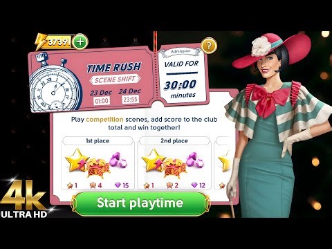 JUNE'S JOURNEY 23-24 DEC 2025 TIME RUSH ( Scene Shift ) COMPETITION [4K UHD 60FPS]