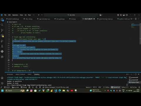 🚀 Day 16 | Python Conditional Statements – Nested if, if-else & elif Explained👨‍💻 By Nitesh Negi