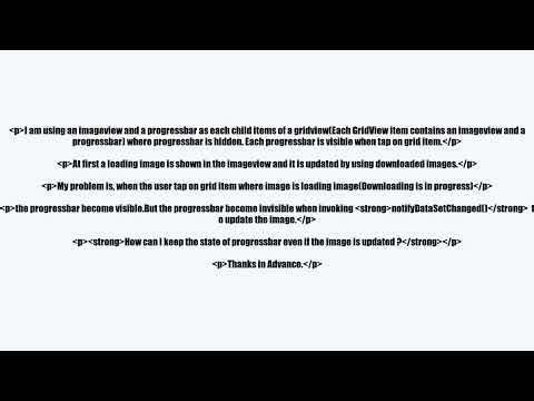 How to update GridView Items in Androidvideo