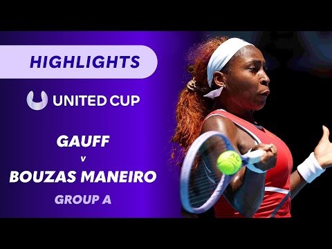 Coco Gauff (USA) v Jessica Bouzas Maneiro (ESP) - United Cup Highlights | Wide World of Sports
