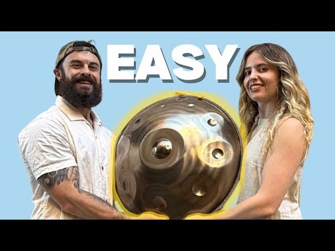 Handpan tutorial for beginners (play along with me)