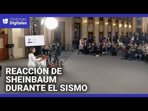 Sismo en México sorprende a la presidenta Sheinbaum durante su conferencia mañanera: así reaccionó