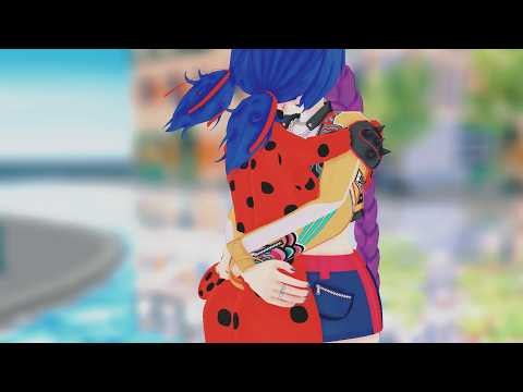 Kiss scene💋 Miraculous X K Pop Demon Hunters MMD Collection