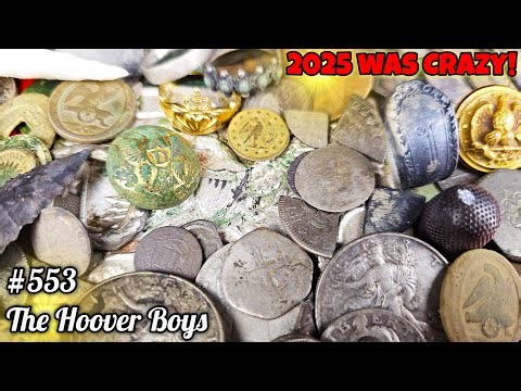 All of our BEST Finds Metal Detecting for 1 Year! 2025 was a CRAZY Year Treasure Hunting!!