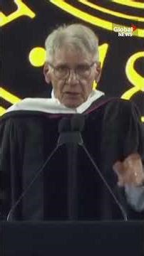 Harrison Ford urges immediate environmental, social action in stirring commencement speech