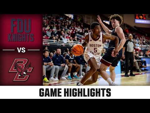Fairleigh Dickinson vs. Boston College Game Highlights | 2025-26 ACC Men's Basketball