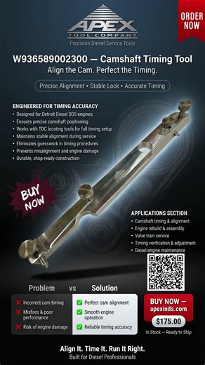 Stop DD5 Camshaft Timing Errors! (Detroit Diesel W936589002300 Review)