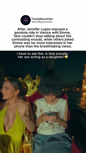 Jennifer Lopez’s Venice Gondola Ride With Emme Has Fans Talking #jenniferlopez