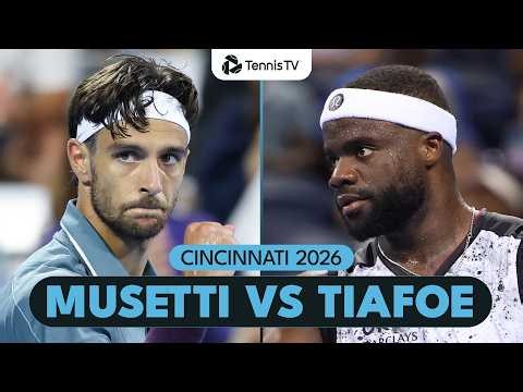 Frances Tiafoe vs Lorenzo Musetti Entertaining Battle | Cincinnati 2026 Match Highlights