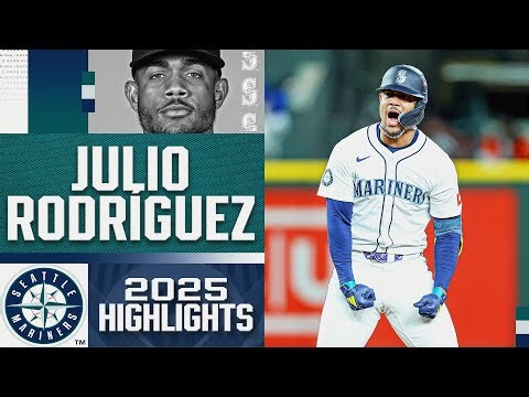 TRIDENTS UP for Julio Rodríguez's biggest and BEST moments with the AL West-best Mariners in 2025! 🔱