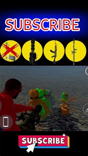 NEW UPDATE Driving 3D 💥All Gun Vs alien 😱 Gun Survival Challenge | #shorts #gta #automobile #gaming