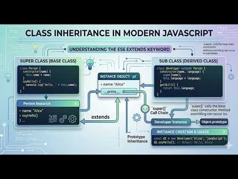Class Inheritance in JavaScript lecture-5