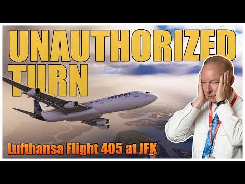“YOU TURNED WITHOUT TELLING ME” — Lufthansa 405 at JFK