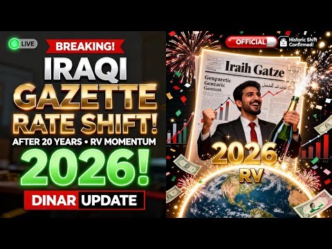 Iraqi Gazette Confirms Exchange Rate Shift After 20 Years Dinar RV Momentum Builds 2026💥Iraqi Dinar