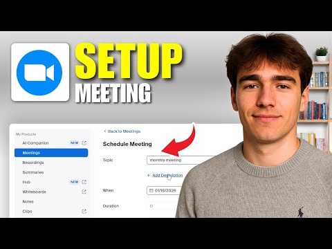 How to Set Up A Zoom Meeting And Invite Others (Tutorial 2026)