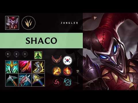Shaco Jungle vs Lee Sin - KR Grandmaster Patch 26.09
