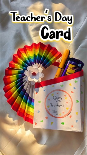 DIY Teacher’s Day Card ♥️✨ | Teacher’s Day Gift Idea #teachersday #teachersdaycard #teachersdaycraft