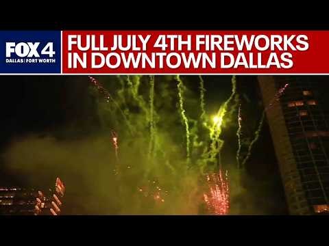 FULL: Klyde Warren Park July 4th fireworks show 2026