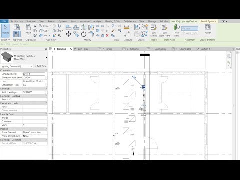 Explain electrical Revit step-by-step for absolute beginners
