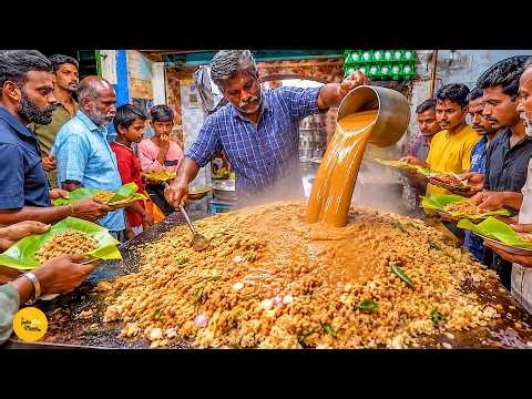 Biggest Making of Eggs Kurma Kothu Parotta I Salem Street Food