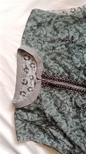 Flat Collar Stitching Easy Method | Sewing Tutorial #shorts