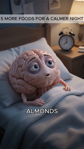 5 More Foods That May Support Better Sleep 🌙 #SleepSupport #BetterSleep #CalmYourMind #Shorts