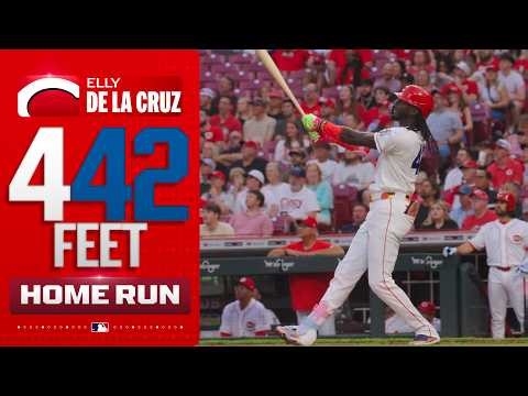 WATCH IT FLY! Elly De La Cruz hits a 442-FOOT HOME RUN on Jackie Robinson Day! 😯🚀 | MLB Highlights