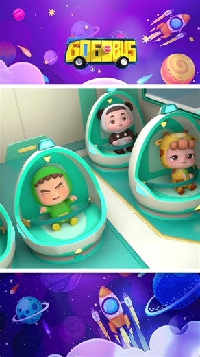 🚀GoGoBus Planets Song | Fly To The Space With GoGo! #shorts