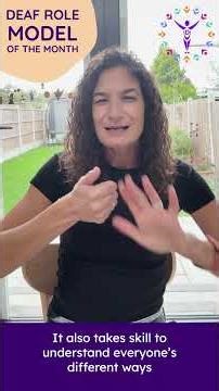Deaf Role Model - Damaris Cooke