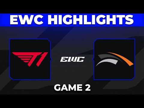 T1 vs HLE Game 2 Highlights | EWC 2026 Quarterfinals | T1 vs Hanwha Life