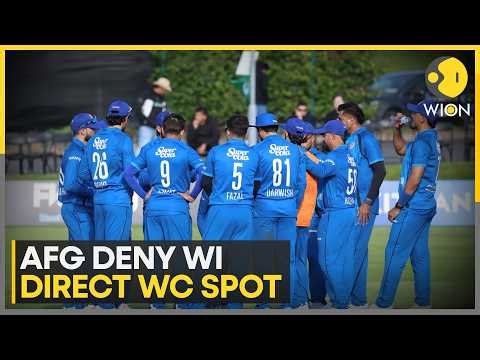 Afghanistan Seal Automatic Spot for 2027 ODI World Cup, West Indies to Play Qualifiers | WION Sports