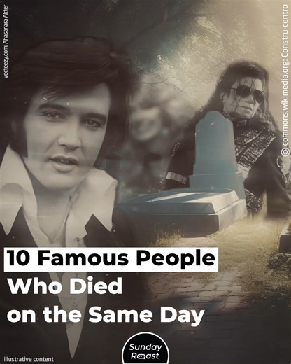 Death can come in strange ways, even on strange days. For instance, a lot of people die on their birthdays. And even more people share the same date of death, including famous personas like Thomas Jefferson and John Adams, Aretha Franklin and Elvis Presley, and more. | Sunday Roast
