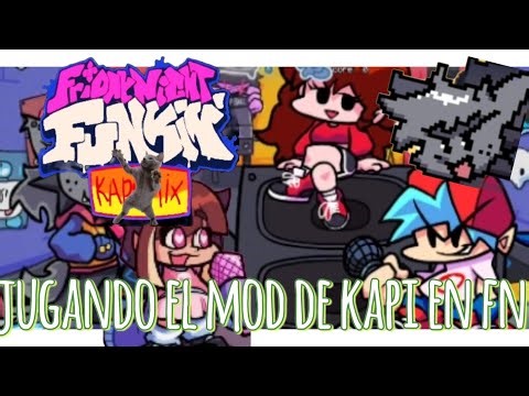 Jugando el mod de kapi en fnf (está muy bueno)🤠