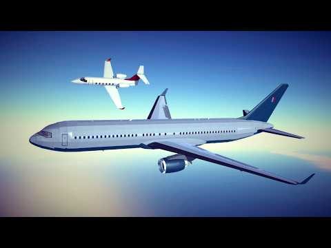 Airplane Crashes, Midair Collisions & Dogfights #10 | Besiege