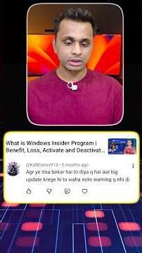 Windows Insider Program: Is It Good or Bad? Pros & Cons Explained #shorts #windows11