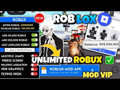 New🚀 Roblox MOD MENU APK V2.702.632 2025 Unlimited Robux, Fly & God Mode | Roblox MOD MENU