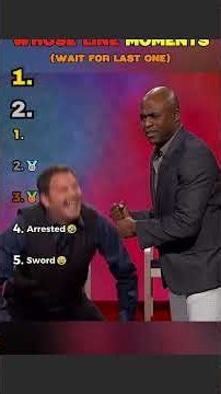 FUNNIEST COMPILATION OF WHOSE LINE IS IT ANYWAY #fun #behindthelaughter #comedy #whoselineisitanyway