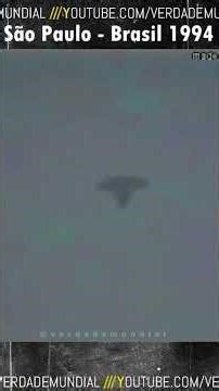 Em 1994 um jovem registrou algo nos céus de São Paulo